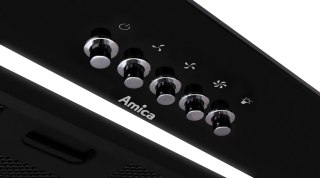 Okap do zabudowy AMICA OMP6255BG 60 cm | LED | czarny