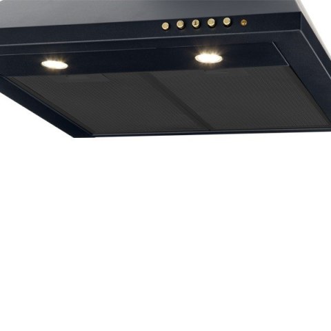 Okap kominowy AKPO WK-4 CLASSIC GOLD 60 cm | LED | czarny