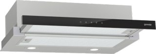 Okap teleskopowy GORENJE TH64E3SGB 60 cm | sterowanie dotykowe | LED | czarne szkło