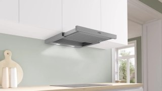 Okap do zabudowy BOSCH DFM064W55 60 cm | 400 m3/h | LED | inox