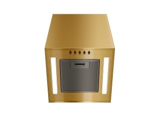 Okap kominowy MAAN Ponza Mini WPB 430 50 cm | LED | filtry aluminiowe | złoty