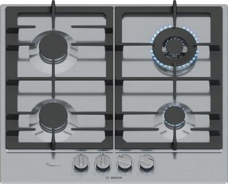Płyta gazowa Bosch PCH6A5I90 Serie 6 60 cm | 5 palników | ruszty żeliwne | zapłon elektryczny | czarny szkło