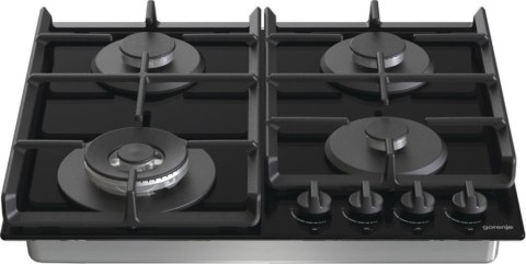Płyta gazowa Gorenje GTW641EB 60 cm | 4 palniki | ruszty żeliwne | zapłon elektryczny | czarny