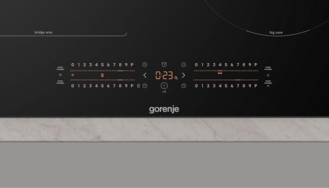 Płyta indukcyjna Gorenje GI6432BCWF 60 cm | BridgeArea | ZoneSlide | programy automatyczne | WiFi ConnectLife | czarny
