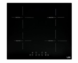 Płyta indukcyjna LIN LI-B47400 45 cm | 2 pola | PowerBoost | timer | czarny