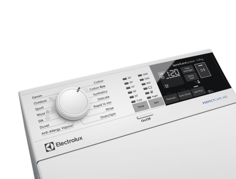 Pralka ładowana od góry Electrolux EW6TN24262P 6 kg 1200 obr/min | SensiCare | Eco TimeManager | klasa A