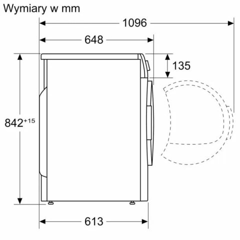 Suszarka wolnostojąca BOSCH WQG145APPL Serie 8 10 kg | klasa A+++ | pompa ciepła | SelfCleaning Condenser