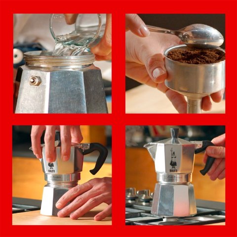 Kawiarka BIALETTI Moka Express 8006363011662 (kolor srebrny)