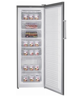 Zamrażarka wolnostojąca MPM MPM-245-ZS-17 | klasa E | 242 l | 11 kg/24h | 170 cm | szybkie zamrażanie | drzwi lewo/prawo | inox