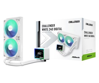 Chłodzenie ASRock Challenger White 240 Digital (OUTLET)