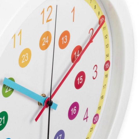Zegar ścienny Easy learning sal 30cm Hama