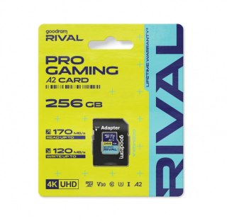 Karta pamięci microSD 256GB Rival UHS-I V30 U3 C10 A2 170/120MBs
