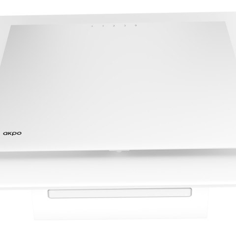 Okap kominowy AKPO WK-4 NERO 2.0 50 cm | 300 m3/h | LED liniowy | siłownik | biały