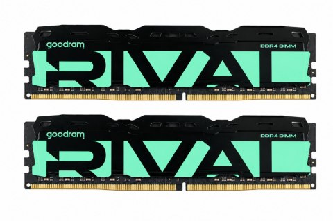 Pamięć do PC DDR4 Rival Radiant 16GB (2*8)/3200 CL16 zielona