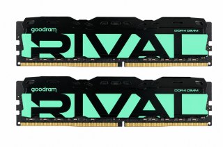 Pamięć do PC DDR4 Rival Radiant 64GB (2*32)/3200 CL18 zielona