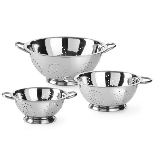 Cedzak durszlak ze stali nierdzewnej Kitchen Line śr. 280 mm - Hendi 535202 Hendi