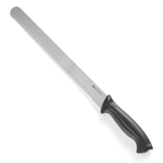 Profesjonalny nóż do chleba ciasta czarny HACCP 300 mm - Hendi 843109 Hendi