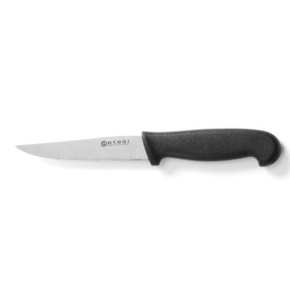 Profesjonalny nóż uniwersalny ząbkowany czarny HACCP 100 mm - Hendi 842102 Hendi
