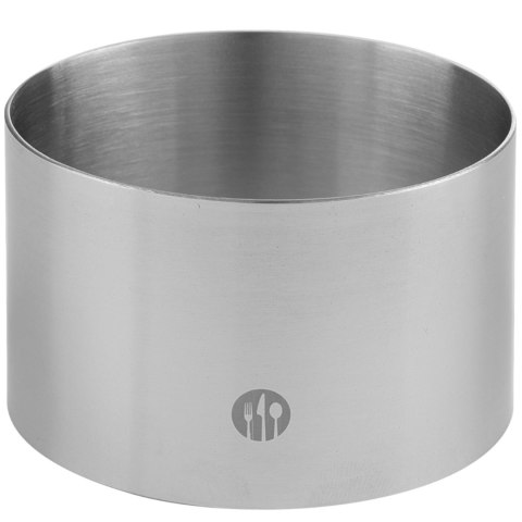 Pierścień kucharski cukierniczy ze stali nierdzewnej śr. 70mm wys. 45mm - Hendi 512104