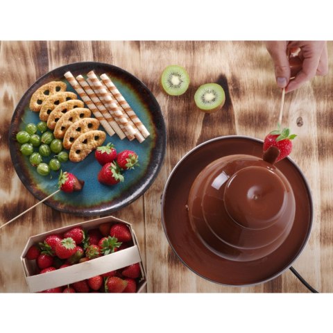 Fontanna do czekolady fondue 6 poziomów stalowa 300 W - Hendi 274163 Hendi
