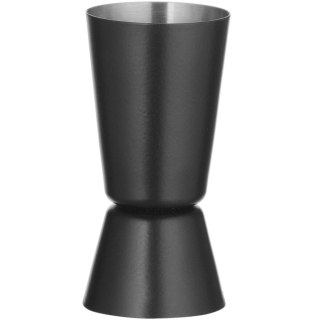 Miara barmańska dwustronna do drinków koktajli 25 ml 35 ml - czarna Bar Up