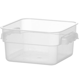 Pojemnik spożywczy do przechowywania żywności z podziałką 1.9 l 190 x 190 x 95 mm - Hendi 870907 Hendi