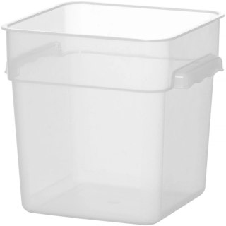 Pojemnik spożywczy do przechowywania żywności z podziałką 7.6 l 235 x 235 x 230 mm - Hendi 870938 Hendi