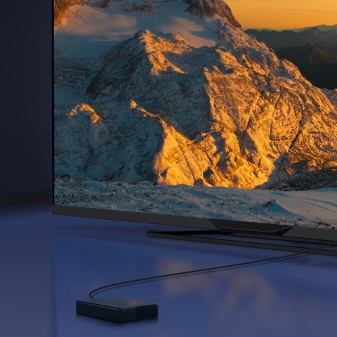 Kabel HDMI 2.1 8K 60 Hz eARC QMS Dynamic HDR VRR ALLM 3m czarny BASEUS