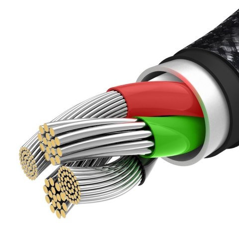 Kabel przewód 3w1 USB USB-C Iphone Lightning microUSB 3.5 A 1.5 m czarny BASEUS