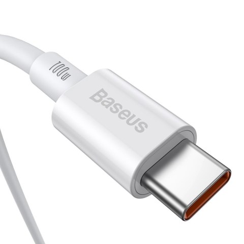 Superior kabel przewód USB-C USB-C Quick Charge FCP 100W 5A 20V 2m biały BASEUS