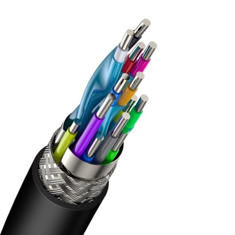 Kabel przewód HDMI 2.0 4K 60Hz 3D HDR 18Gbps 3m - czarny BASEUS