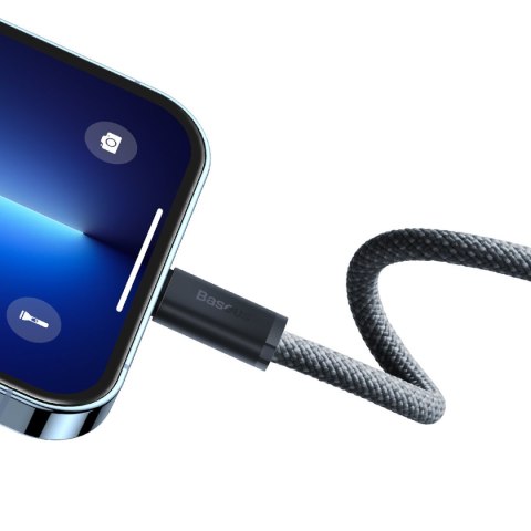Kabel przewód do iPhone USB-C - Lightning Power Delivery 20W 2m - szary BASEUS
