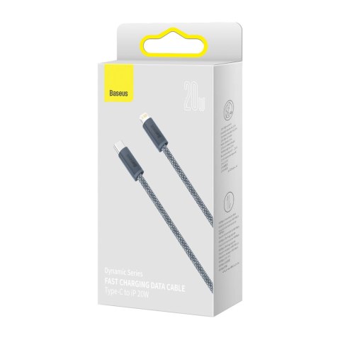 Kabel przewód do iPhone USB-C - Lightning Power Delivery 20W 2m - szary BASEUS