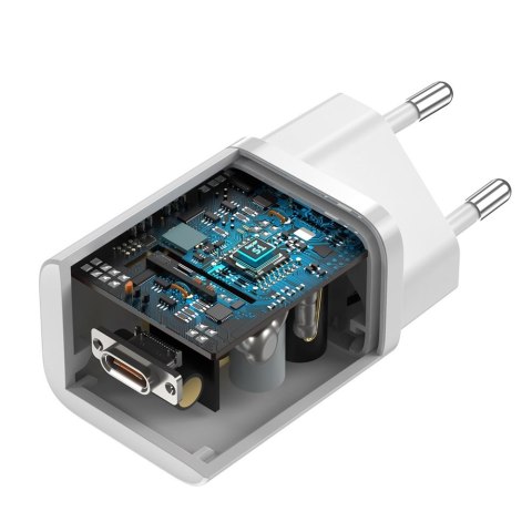 Super szybka ładowarka USB-C 25W Power Delivery Quick Charge - biały BASEUS