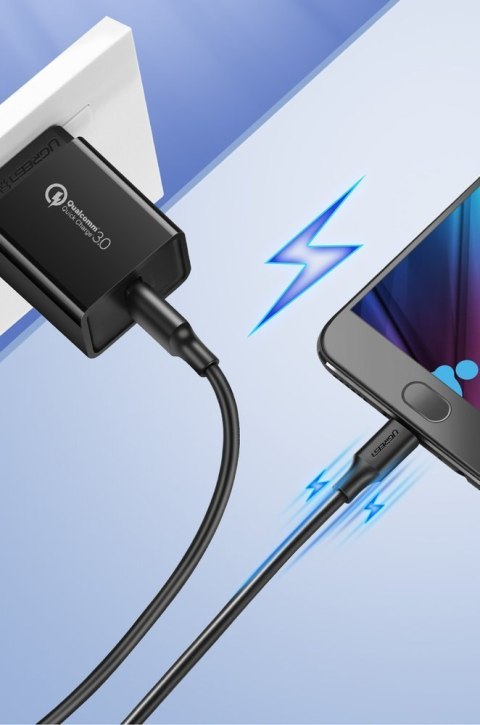 Kabel przewód USB - micro USB 2A 2m czarny UGREEN