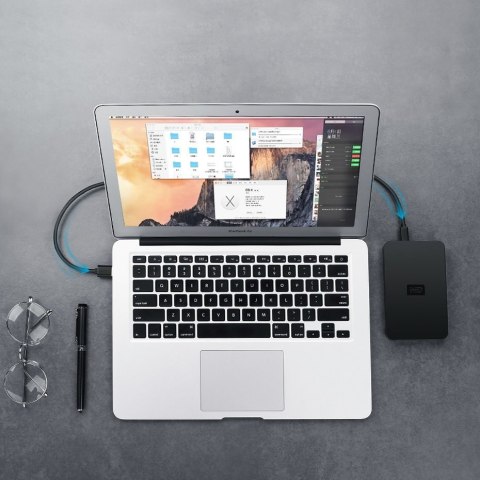 Kabel przewód USB - mini USB 480 Mbps 3m czarny UGREEN
