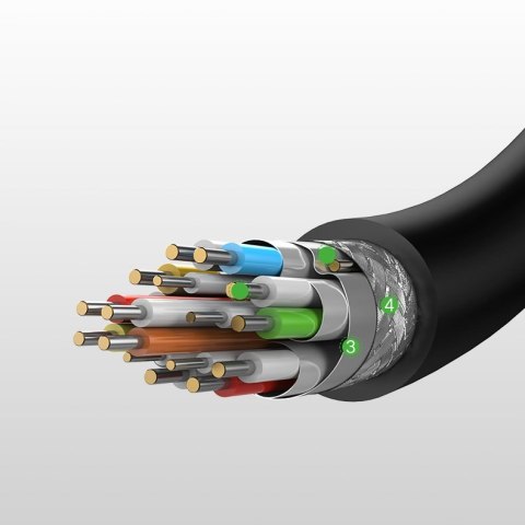 Kabel przewód przejściówka HDMI - micro HDMI 2.0v 4K 60Hz 30AWG 1.5m czarny UGREEN