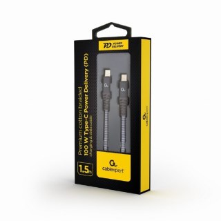 Kabel USB-C do USB-C 100W Power Delivery 1.5m Gembird