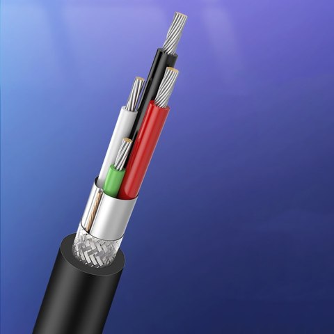 Kabel przewód USB Typ B do drukarki męski - USB 2.0 męski 480Mbps 1m czarny UGREEN