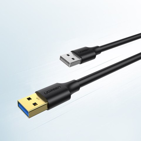 Kabel przewód USB - USB 3.2 3m czarny UGREEN