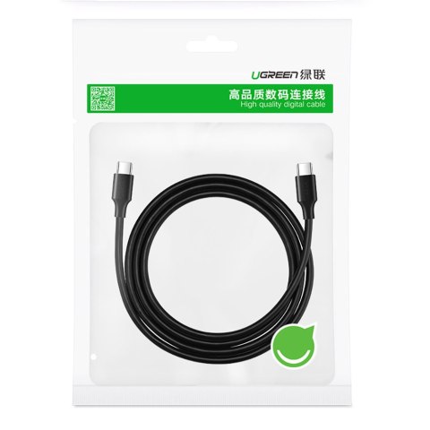 Kabel przewód USB-C do ładowania i transferu danych 3A 2m czarny UGREEN