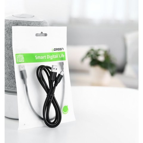 Kabel przewód USB - USB-C 2A 2m czarny UGREEN