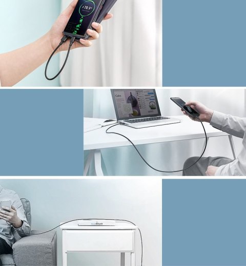Kabel przewód USB - USB-C 2A 2m czarny UGREEN