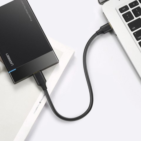 Kabel przewód do dysku USB-A 3.0 - Micro USB-B SuperSpeed 5Gb/s 1m czarny UGREEN