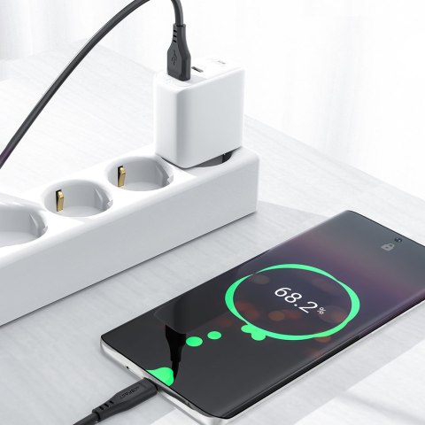 Kabel przewód do telefonu USB - USB-C 3A 1.2m biały ACEFAST