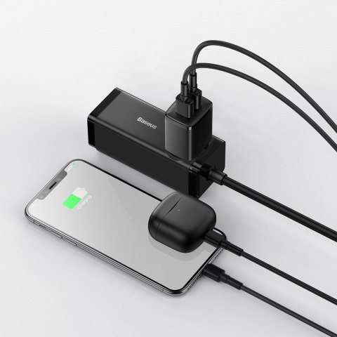 Ładowarka sieciowa Compact 2x USB 10.5W czarny BASEUS