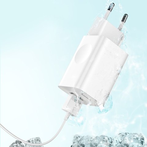 Ładowarka sieciowa zasilacz do kabla USB Quick Charge 3.0 biały BASEUS