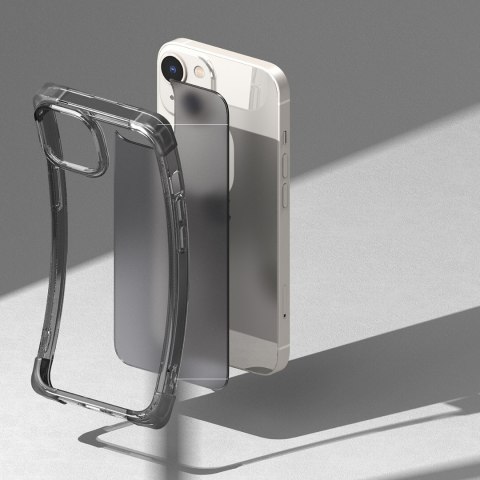 Trwałe i wytrzymałe etui do iPhone 14 Plus Fusion Bumper szary Ringke