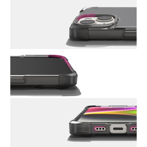 Trwałe i wytrzymałe etui do iPhone 14 Plus Fusion Bumper szary Ringke