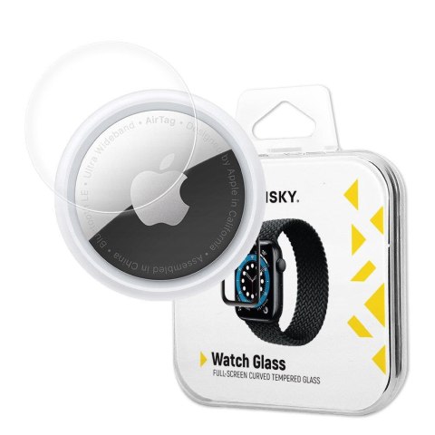 Hybrydowe szkło ochronne do Apple AirTag czarny WOZINSKY
